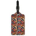 Koi Carp Pattern Print Luggage Tag