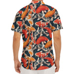 Koi Carp Pattern Print Men's Deep V-Neck Shirt