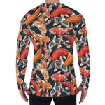 Koi Carp Pattern Print Men's Long Sleeve T-Shirt