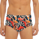 Koi Carp Pattern Print Men's Triangle Swim Briefs
