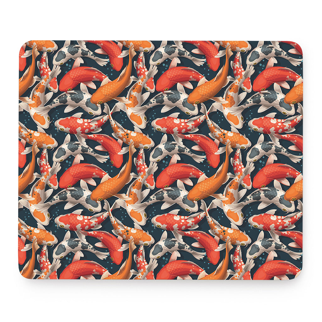 Koi Carp Pattern Print Mouse Pad