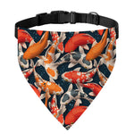 Koi Carp Pattern Print Over The Collar Dog Bandana