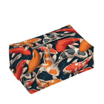 Koi Carp Pattern Print Rectangle Tissue Box Cover