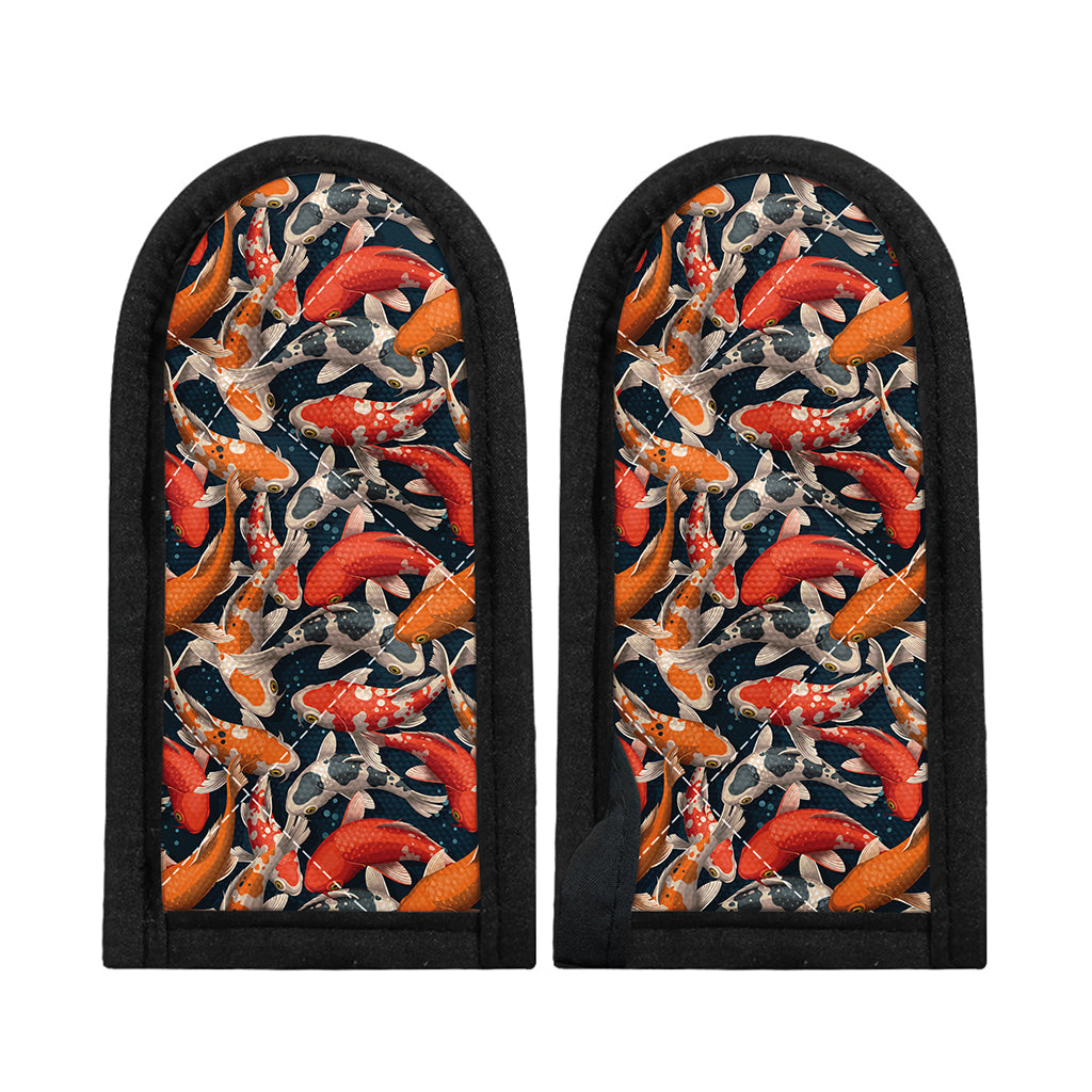 Koi Carp Pattern Print Skillet Handle Cover