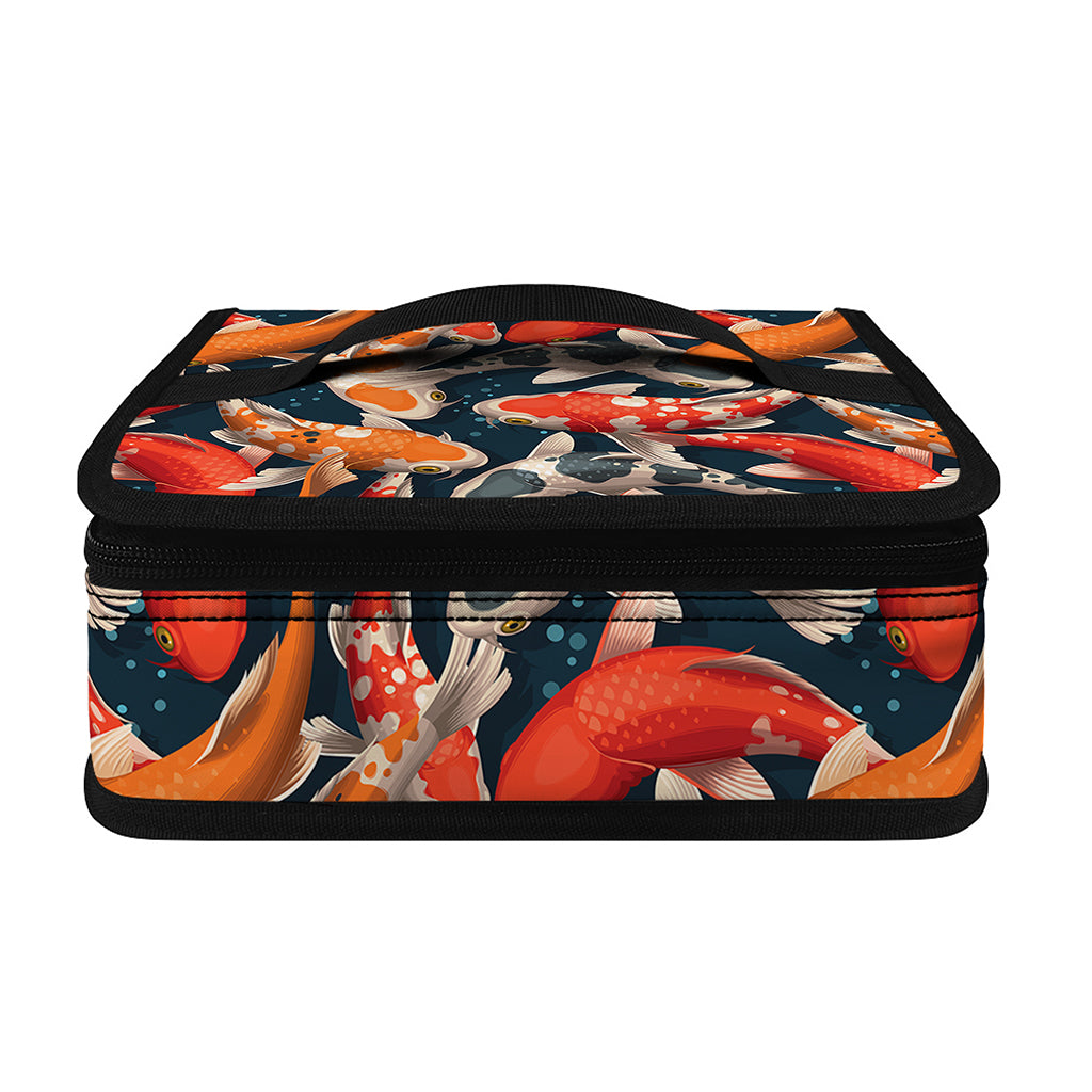 Koi Carp Pattern Print Small Lunch Bag