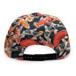 Koi Carp Pattern Print Snapback Cap