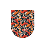 Koi Carp Pattern Print Toilet Lid Cover