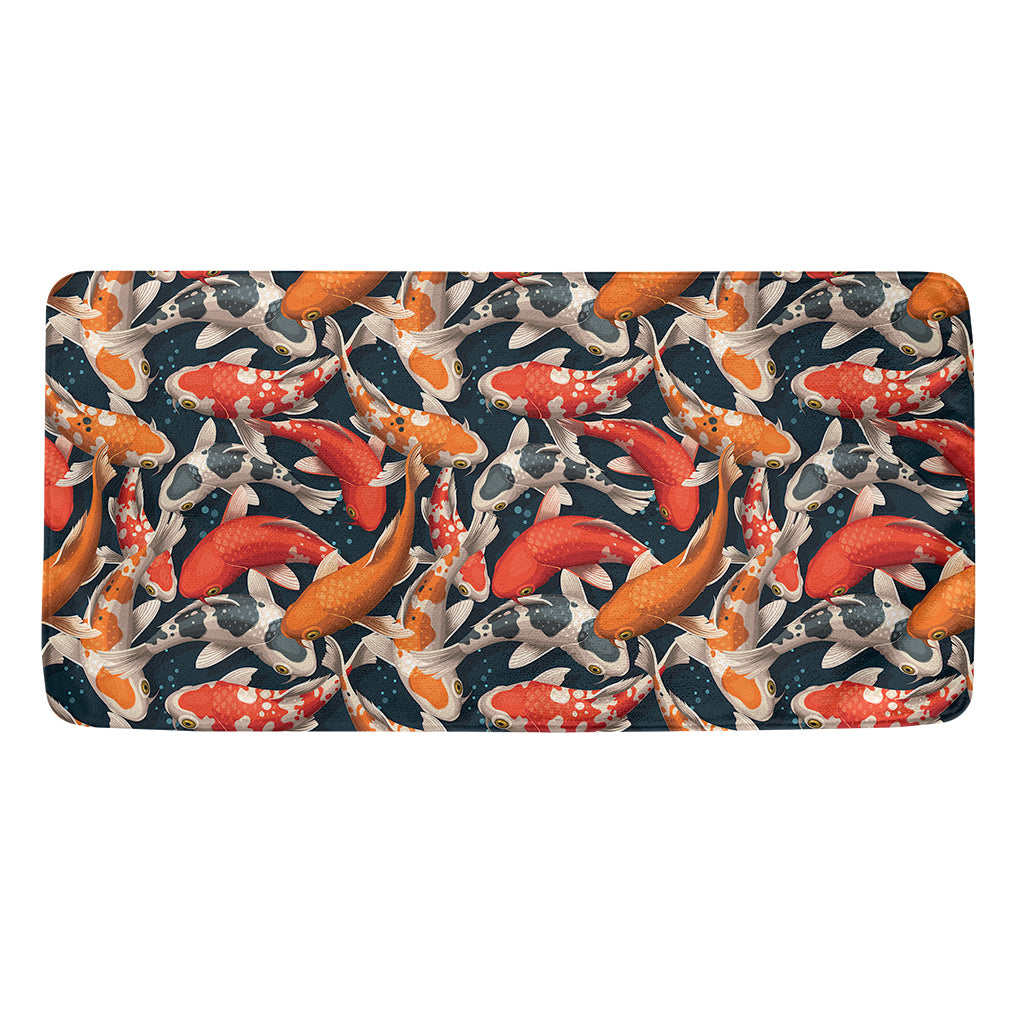 Koi Carp Pattern Print Towel