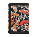 Koi Carp Pattern Print Trifold Wallet