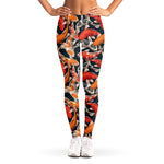 Koi Carp Pattern Print Women's Leggings