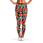 Koi Carp Pattern Print Women's Leggings