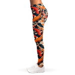 Koi Carp Pattern Print Women's Leggings