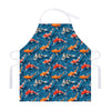 Koi Fish Pattern Print Adjustable Apron