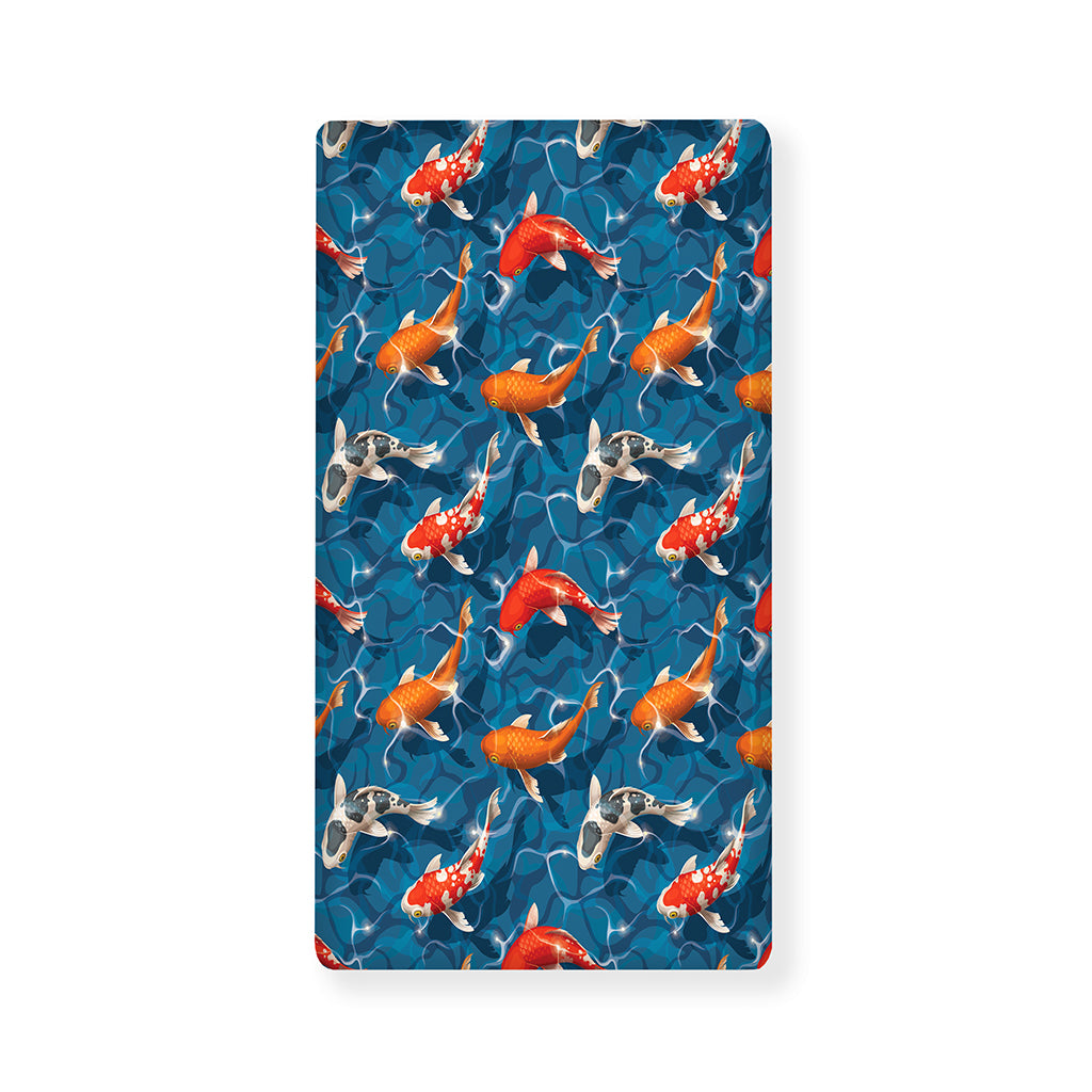 Koi Fish Pattern Print Baby Crib Sheet