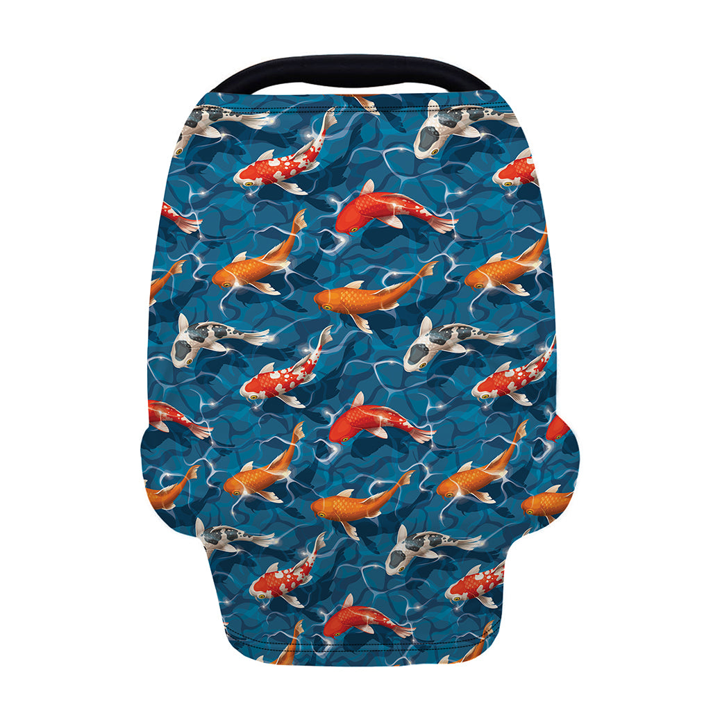 Koi Fish Pattern Print Baby Seat Cover