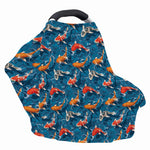 Koi Fish Pattern Print Baby Seat Cover
