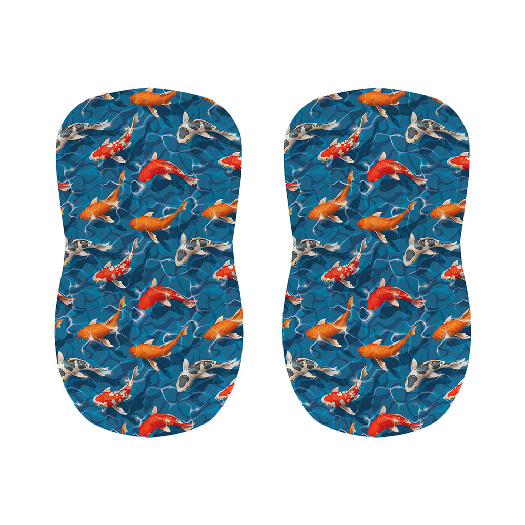 Koi Fish Pattern Print Bar Stool Covers