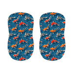 Koi Fish Pattern Print Bar Stool Covers
