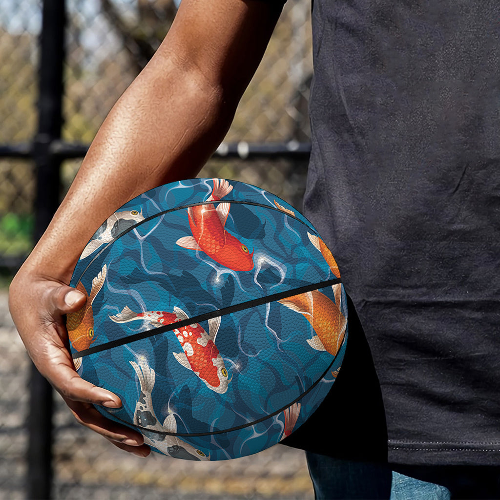 Koi Fish Pattern Print Basketball