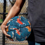 Koi Fish Pattern Print Basketball
