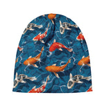 Koi Fish Pattern Print Beanie