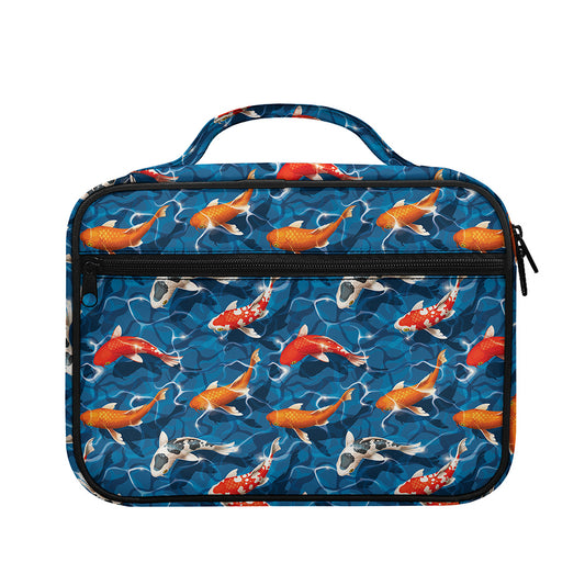 Koi Fish Pattern Print Briefcase Bible Bag