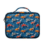 Koi Fish Pattern Print Briefcase Bible Bag