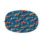 Koi Fish Pattern Print Car Side Mirror Covers