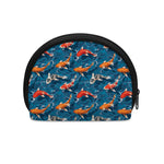 Koi Fish Pattern Print Coin Purse