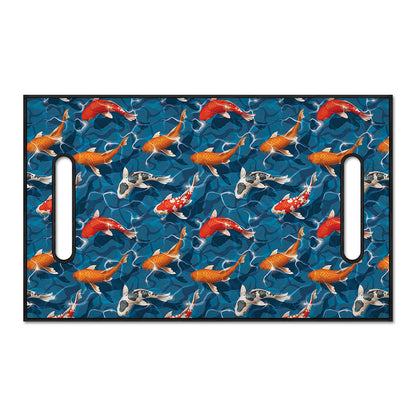 Koi Fish Pattern Print Golf Cart Seat Cover