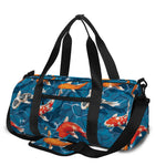 Koi Fish Pattern Print Gym Bag