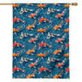 Koi Fish Pattern Print House Flag