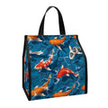 Koi Fish Pattern Print Insulated Lunch Tote