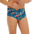 Koi Fish Pattern Print Men's Briefs