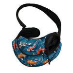 Koi Fish Pattern Print Pet Sling Carrier