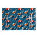 Koi Fish Pattern Print Placemat