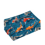 Koi Fish Pattern Print Rectangle Tissue Box Cover