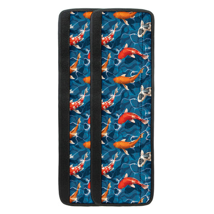 Koi Fish Pattern Print Refrigerator Handle Covers