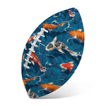 Koi Fish Pattern Print Rugby Ball