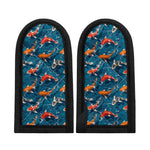 Koi Fish Pattern Print Skillet Handle Cover