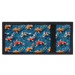 Koi Fish Pattern Print Trifold Wallet