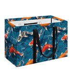 Koi Fish Pattern Print Utility Tote Bag