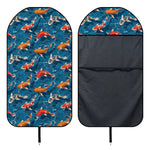 Koi Fish Pattern Print Waterproof Car Seat Cover