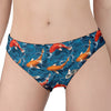 Koi Fish Pattern Print Women's Panties