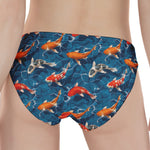 Koi Fish Pattern Print Women's Panties