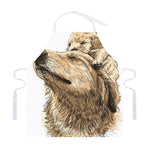 Labrador Retriever And Puppy Print Adjustable Apron