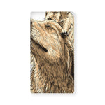 Labrador Retriever And Puppy Print Baby Crib Sheet