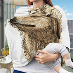 Labrador Retriever And Puppy Print Baby Seat Cover