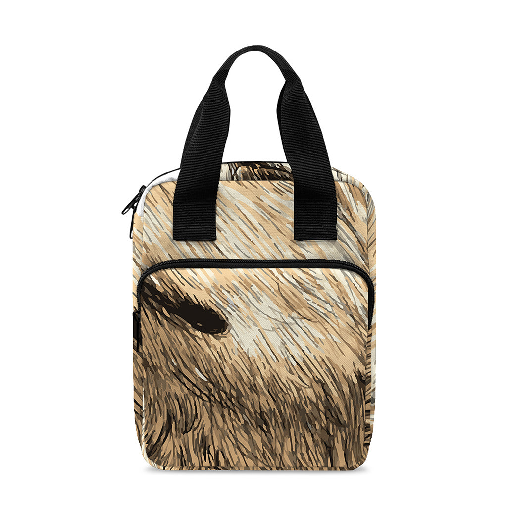 Labrador Retriever And Puppy Print Bible Tote Bag