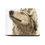Labrador Retriever And Puppy Print Bifold Wallet